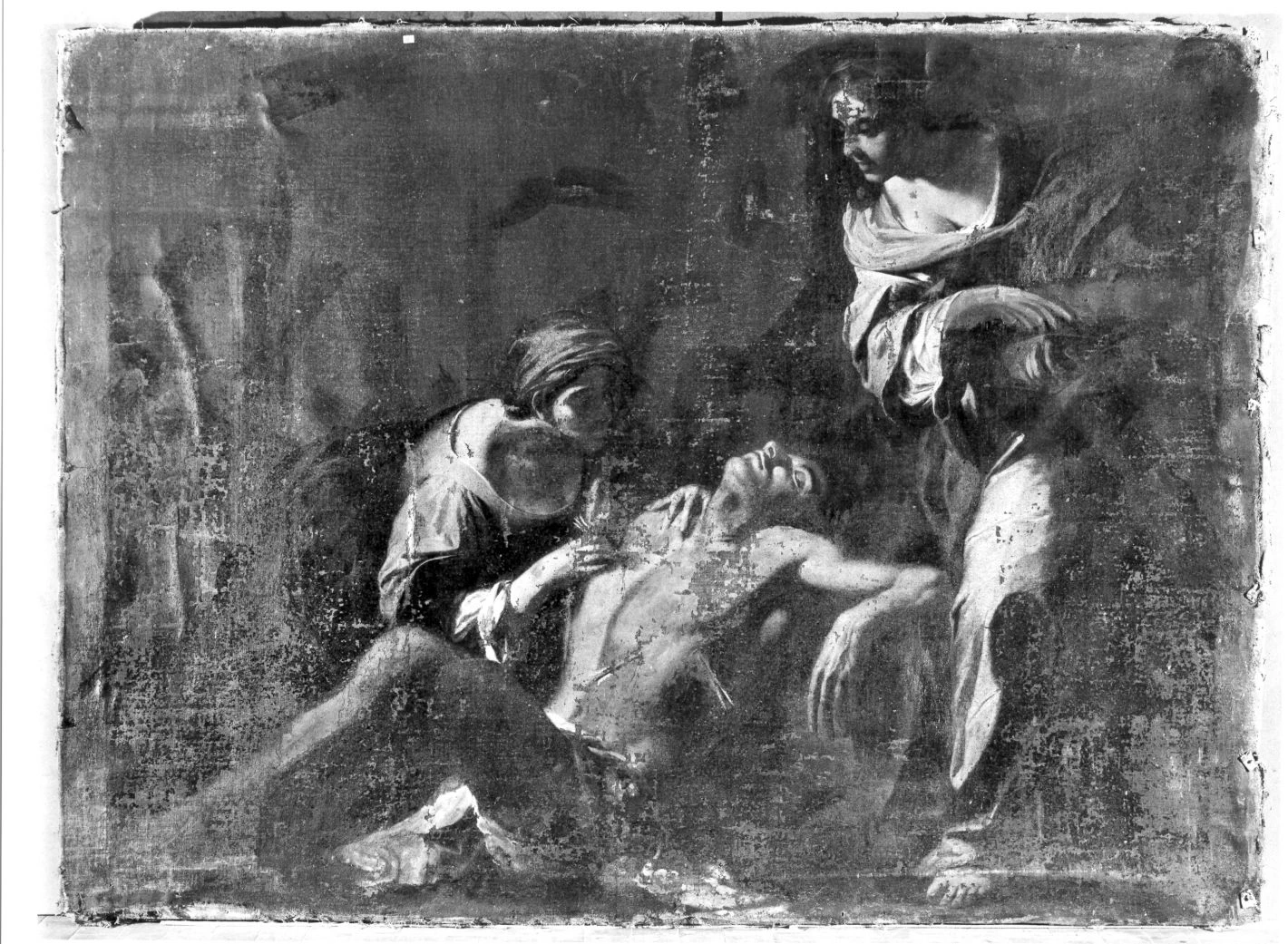 San Sebastiano curato da Irene e Lucilla - Salerno, attribuito